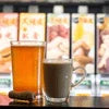 Ginger Tea Premix in Delhi showing two glasses with brown and beige tea powders for vending and office use