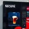 Nescafe coffee vending machine with cup display for office vending