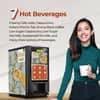 Atlantis Cold Beverage Vending Machine model with orange and white design for office use in Atlantis Cold Beverage Vending Machine review