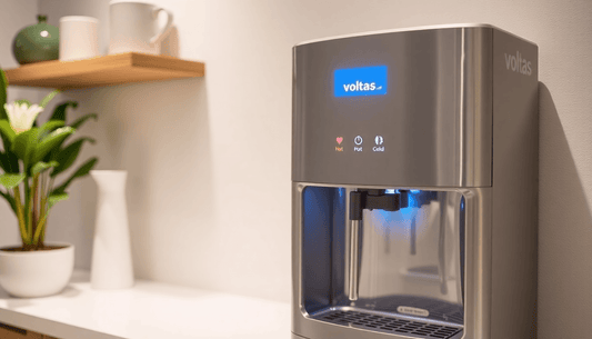 Voltas water dispenser machine with hot and cold options