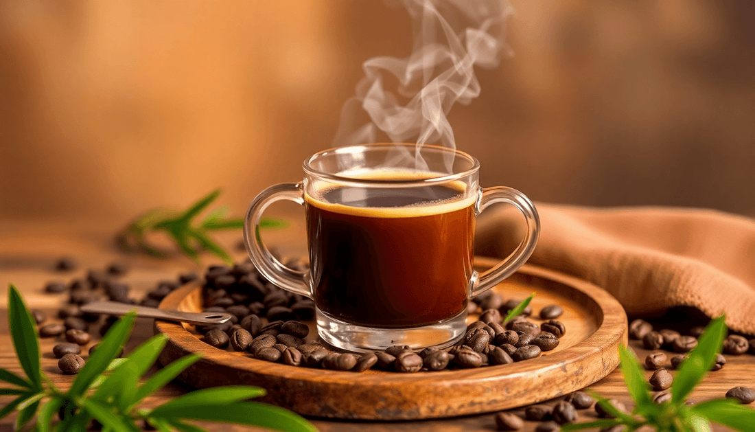 A steaming cup of ATLANTIS Nukkad 3-in-1 Coffee Premix