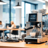Commercial coffee machine supplie espresso maker with digital display for cafe use