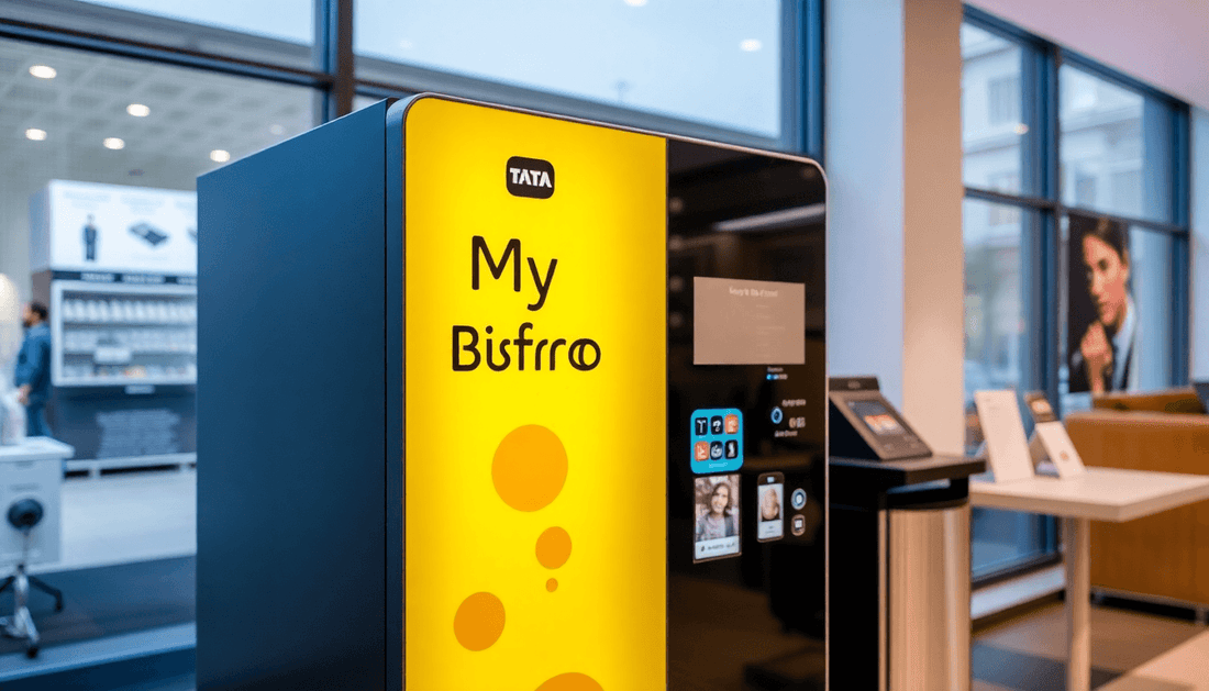 Tata My Bistro coffee vending machine on display