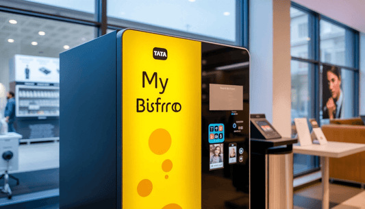 Tata My Bistro coffee vending machine on display