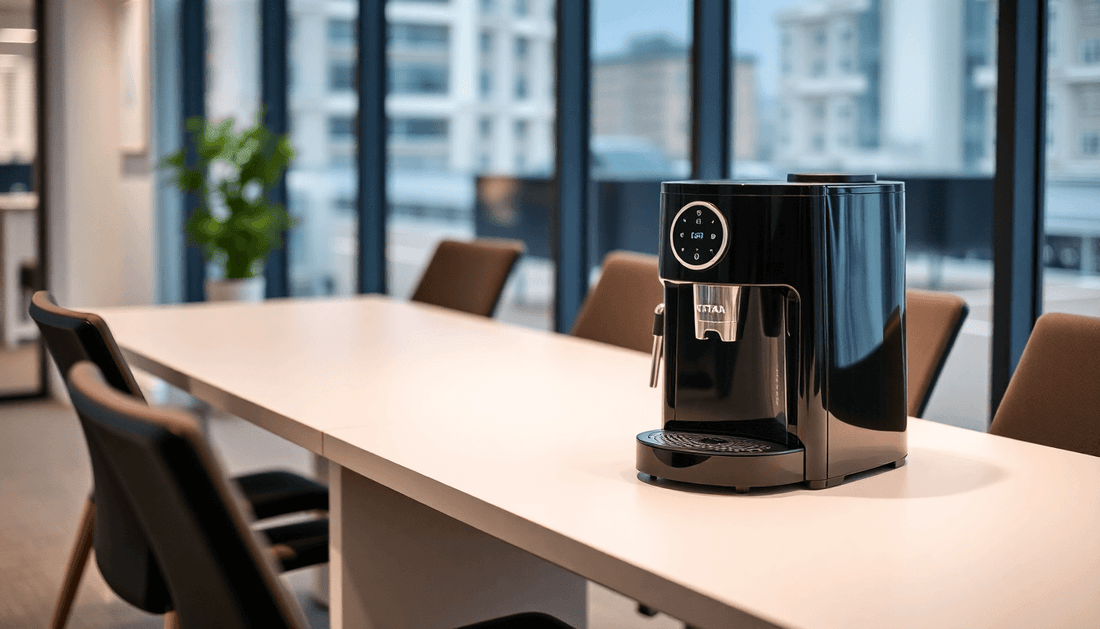 TATA MYBISTRO coffee machine in modern office setting