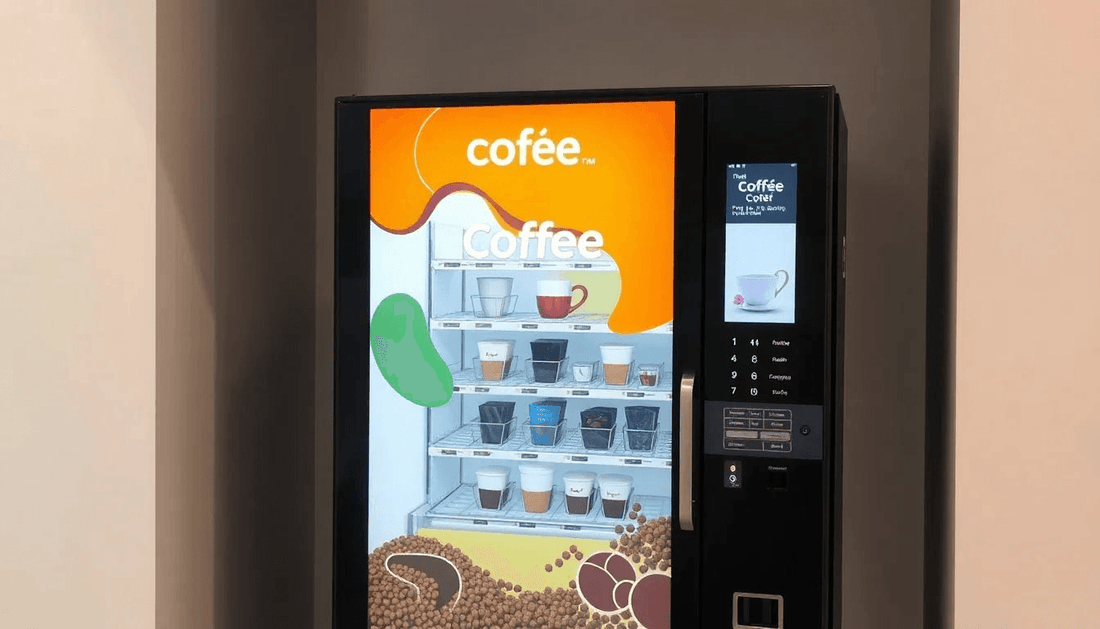 Coffee vending machine in a modern Ghaziabad office