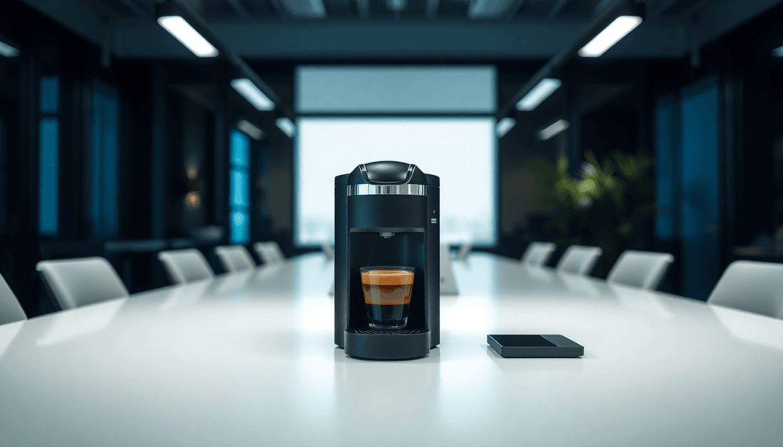 A Nescafe coffee machine in a modern office setup