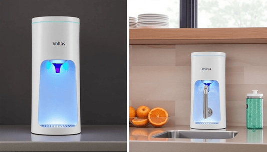Voltas Magic Pure R water dispenser with hot and cold taps