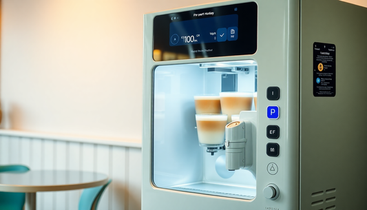 Atlantis Fresh Milk Coffee Vending Machine Noida: Reliable Office Solution - COFFEE WALLA