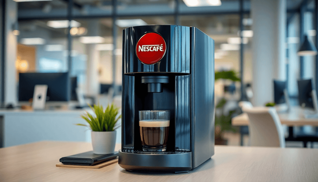 A Nescafe coffee machine in an office setting