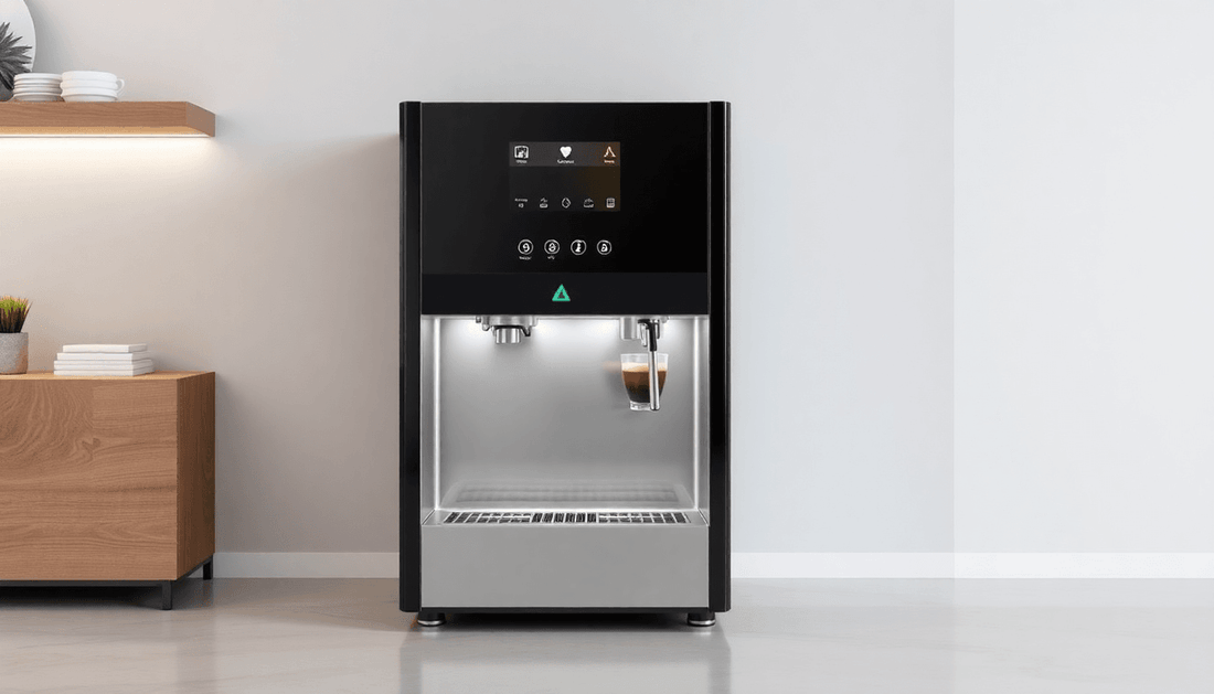 A sleek Atlantis 3 Litre Classic 2 Lane coffee vending machine