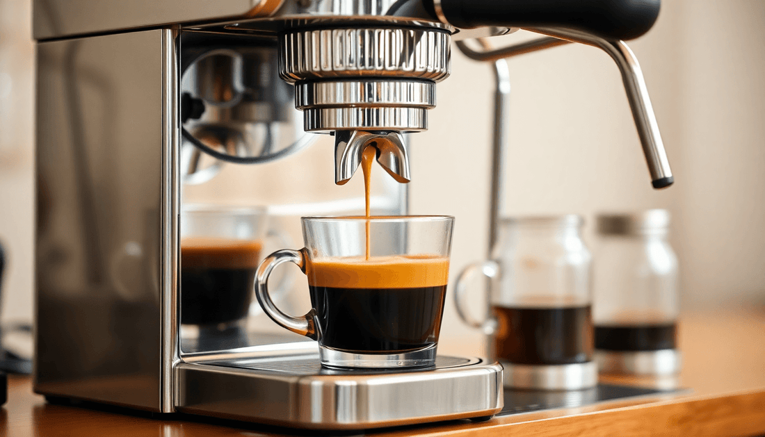 A Cherise coffee machine brewing fresh coffee