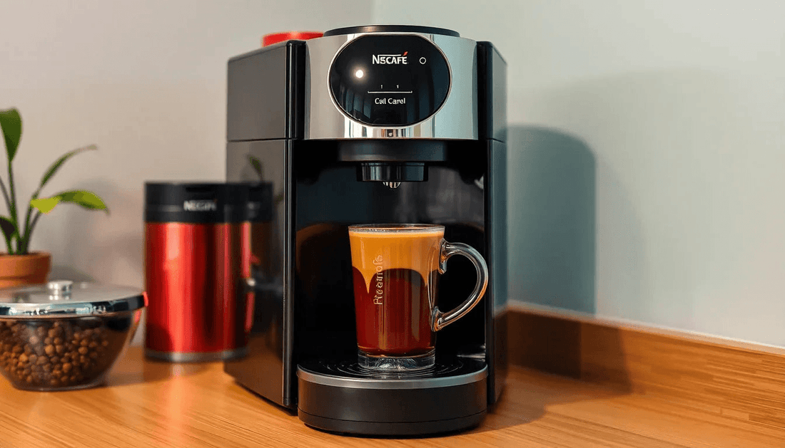 Nescafe coffee machine brewing coffee in Uttar Pradesh office