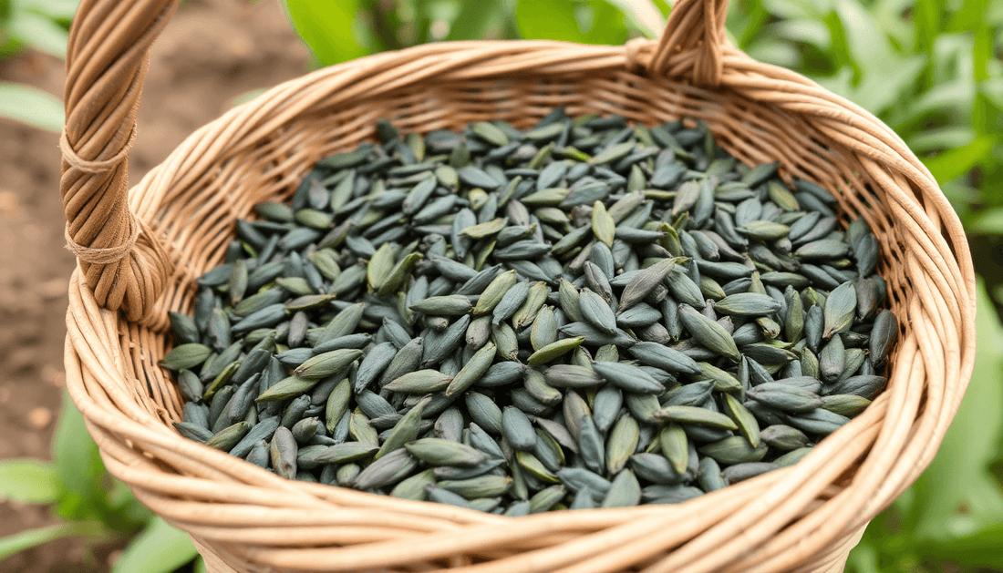 A basket of fresh Assam tea leaves in plantation