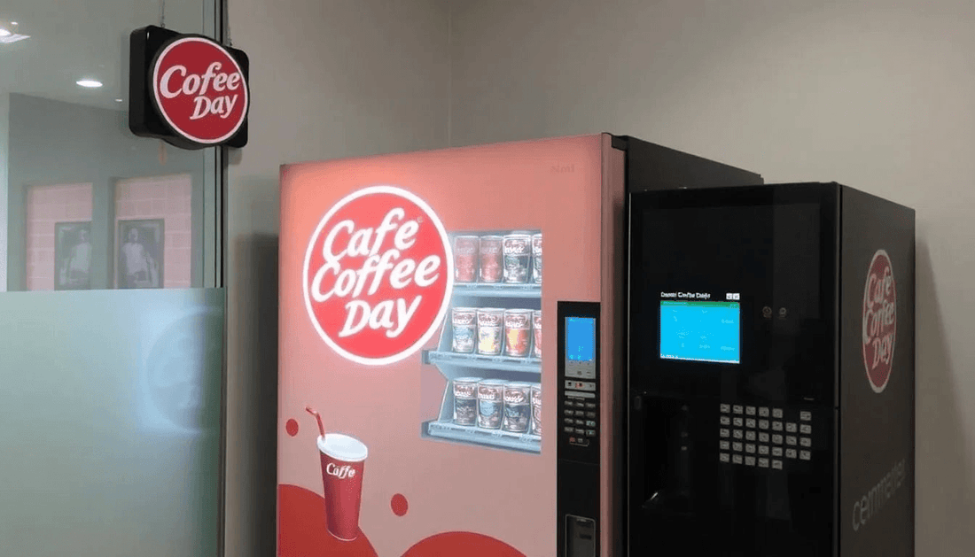 Cafe Coffee Day vending machine in Noida office