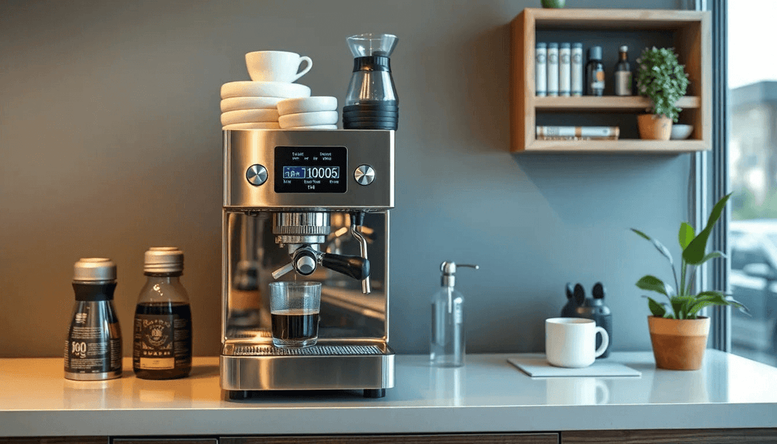 Coffee machine set up in an office in Rajasthan