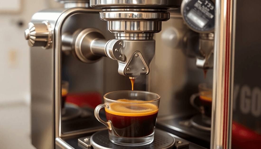Heavy duty Indian coffee machine operating with steam