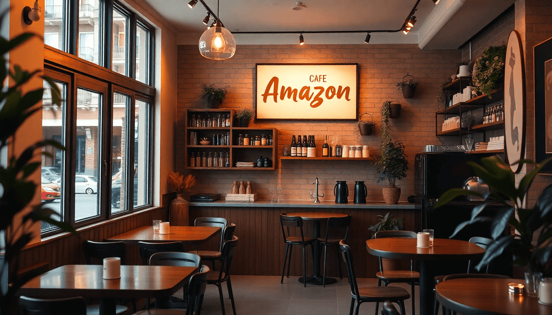 A cozy Café Amazon coffee shop interior
