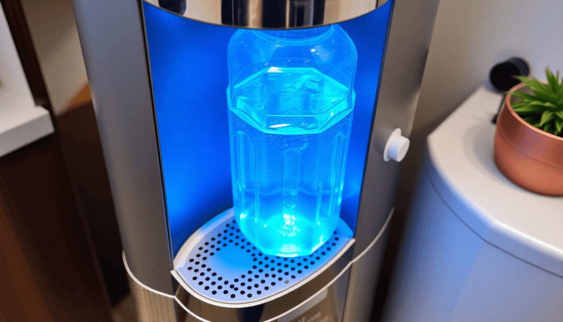 An automatic water dispenser with large water container