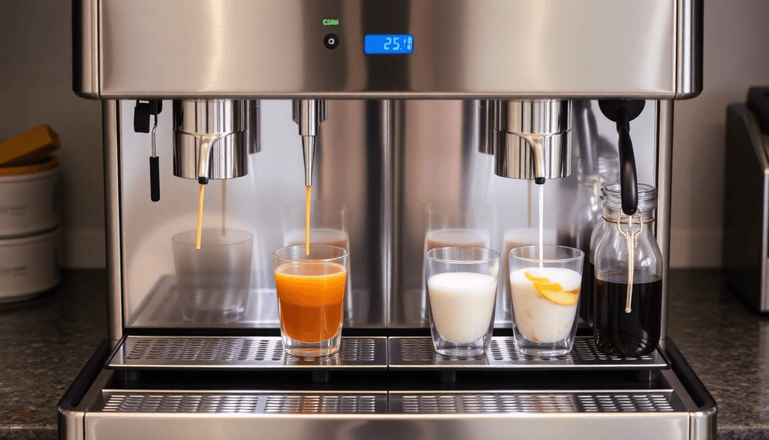ATLANTIS Classic Tea and Coffee Machine dispensing beverages
