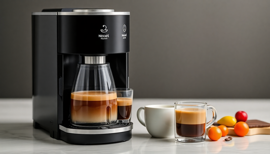 NESCAFÉ 4 option coffee machine brewing fresh coffee