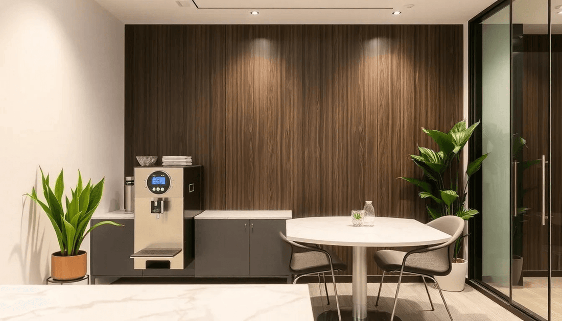 Modern office with coffee machine rental in Cyber City Gurgaon