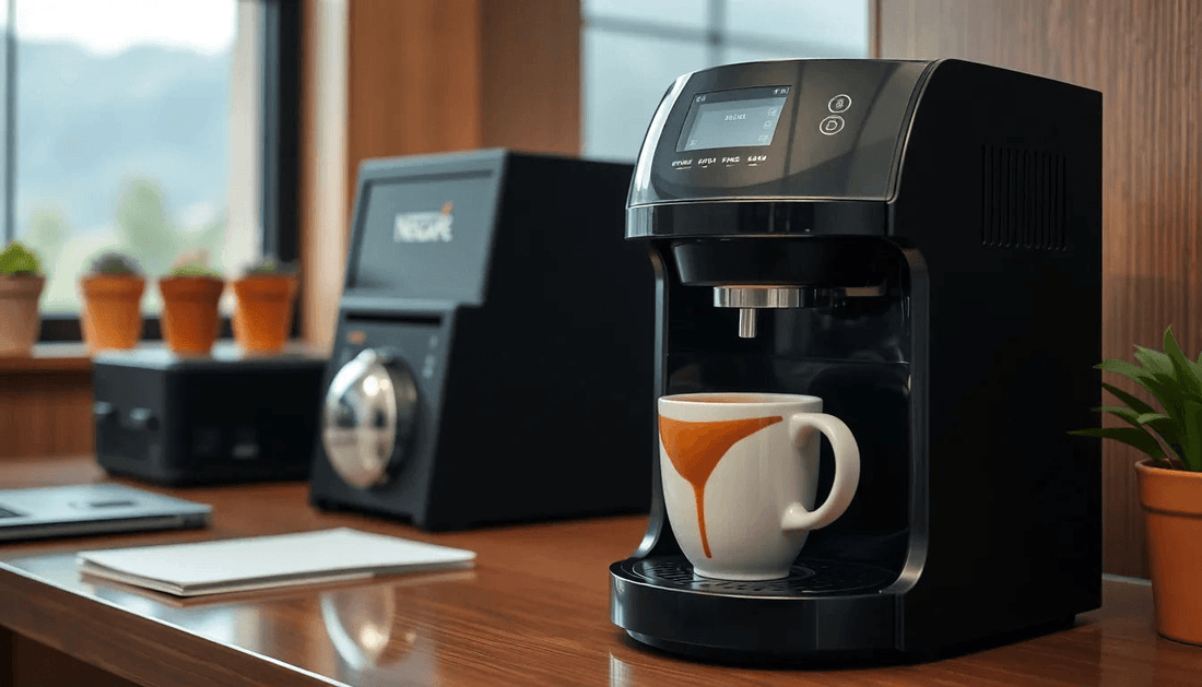 Nescafe coffee machine in a Himachal Pradesh office