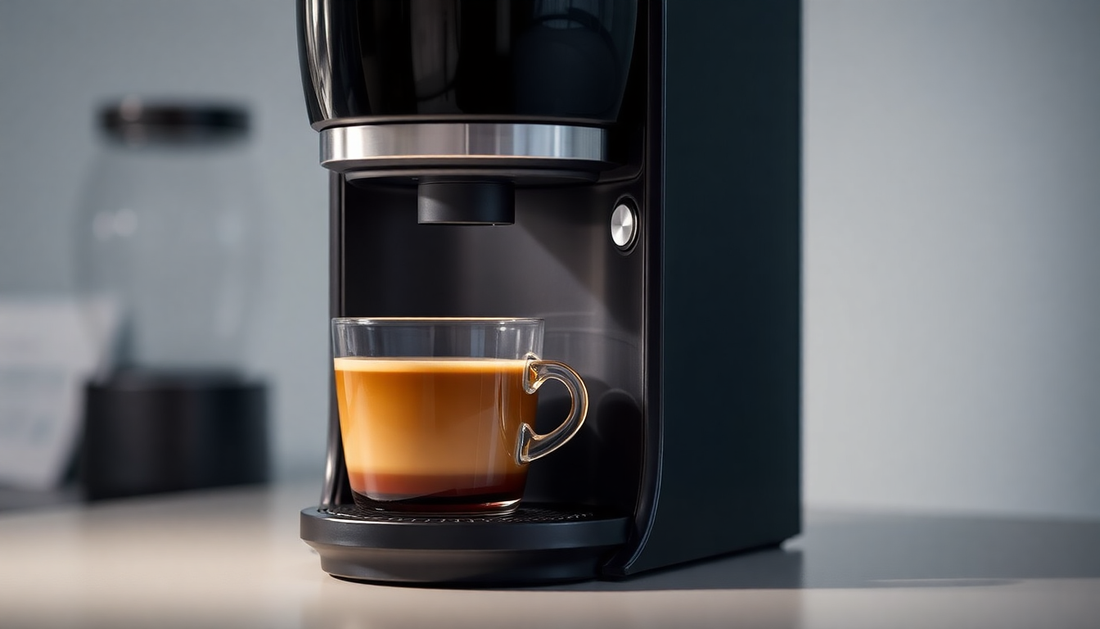 NESCAFÉ 2 Option Coffee Machine brewing fresh coffee