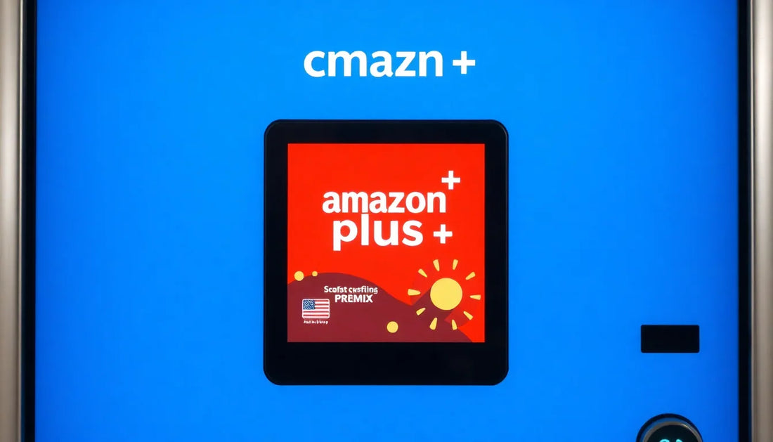 A vending machine dispensing Amazon Plus coffee premix