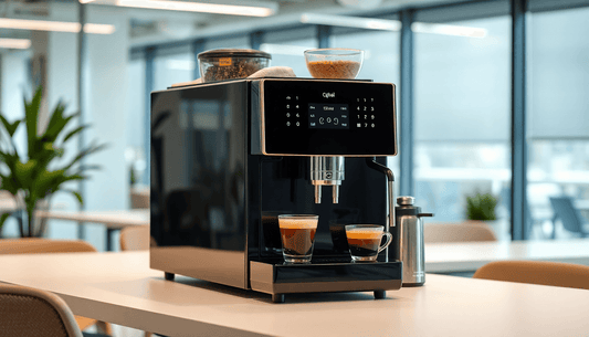 A chai point coffee machine in a modern office setting