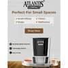 Atlantis compact hot beverage dispenser model perfect for small spaces with sleek black design