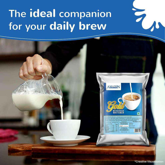Amazon Gold Tea and Coffee Premix Whitener 500g 14 KG IN 1 BOX - COFFEE WALLA
