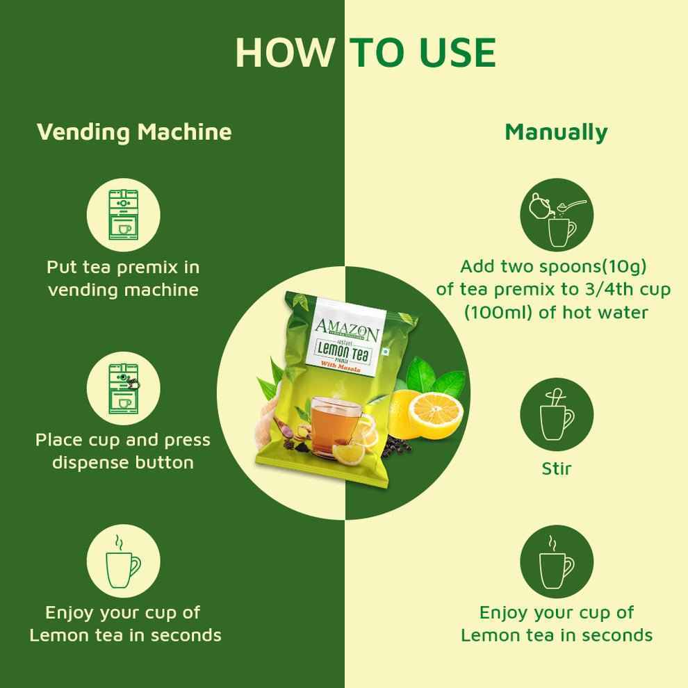 Buy Lemon Masala Tea Powder Online - Amazon Instant Tea
