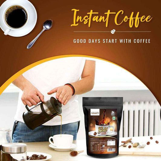 Amazon Gold Coffee Powder 250g Price - Pure Instant Coffee - COFFEE WALLA