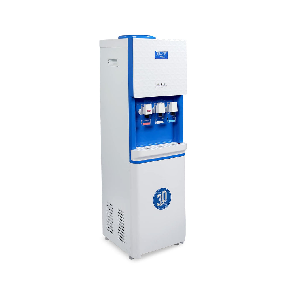 Atlantis Big Plus water dispenser for offices white and blue floor standing water cooler