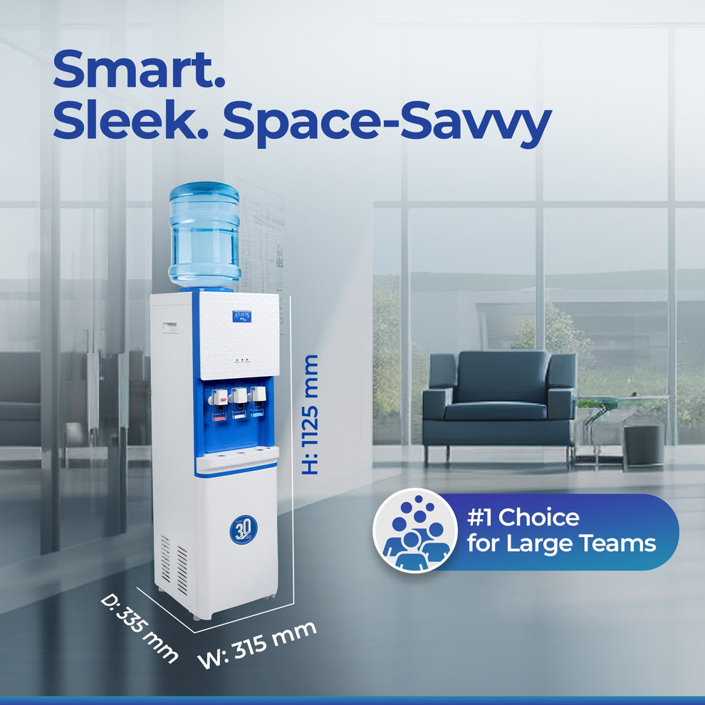 Atlantis Big Plus water dispenser for offices with sleek design ideal for large teams