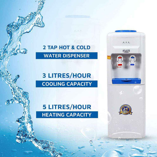 Atlantis Blue Floor Standing Water Dispenser with 1 Years Warranty