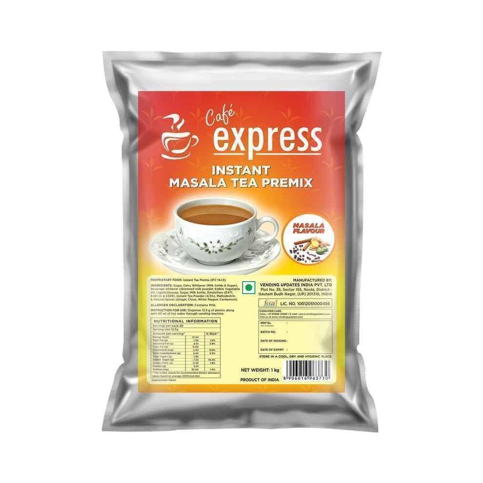 COFFEE WALLA Atlantis Cafe express masala tea online instant premix packet with cup of tea image