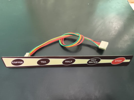 COFFEE WALLA Atlantis coffee machine spare parts control panel with buttons for coffee tea half hot water and stop