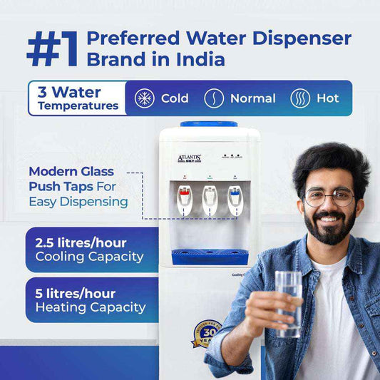 ATLANTIS FROSTY PLUS Water Cooler with Hot, Cold & Normal Water