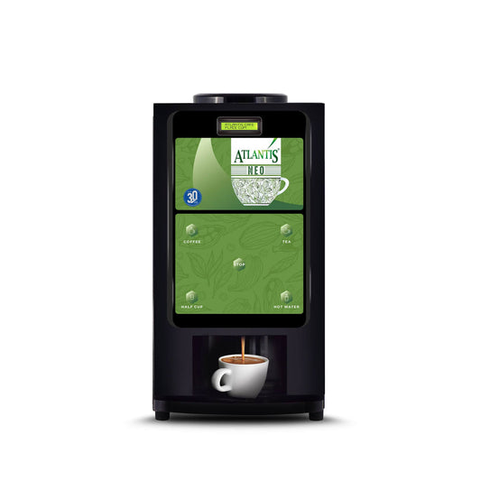 COFFEE WALLA Atlantis Neo 2 coffee vending machine Noida dispensing a cup of coffee