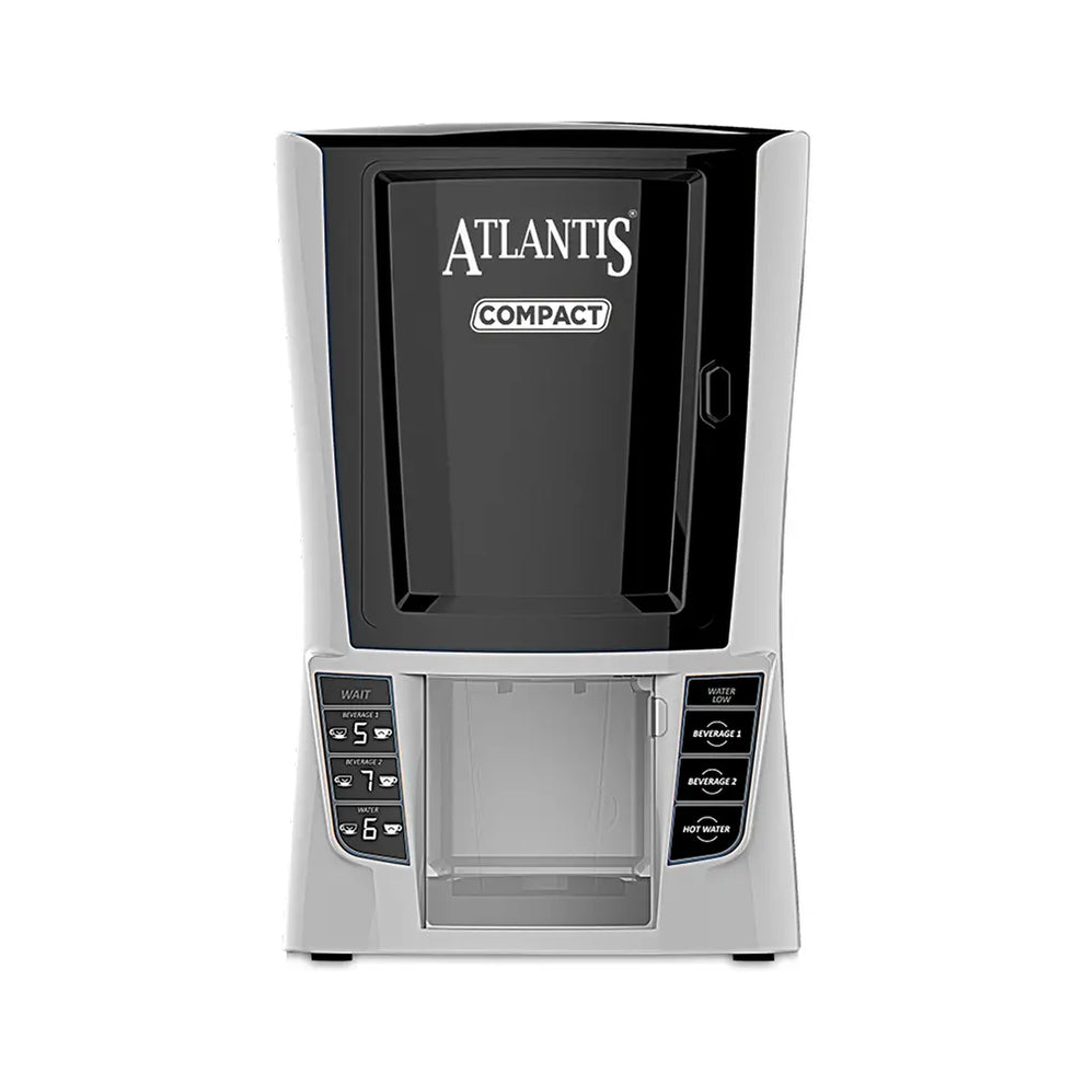 Coffee Walla Atlantis Compact Nescafe vending machine Warangal with sleek black and silver design