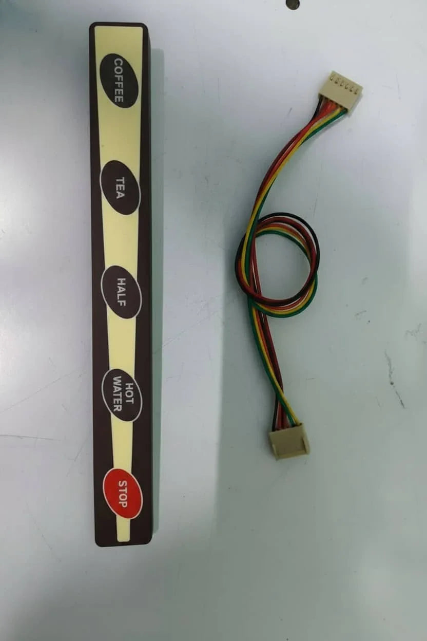 COFFEE WALLA Atlantis oregnal key keypad with labelled buttons for coffee tea half hot water and stop with connecting wire