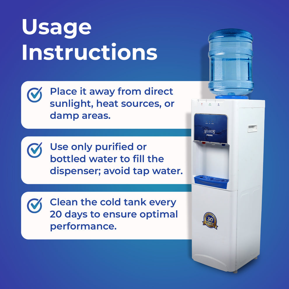 ATLANTIS PRIME Hot, Normal & Cold Floor Standing Water Dispenser 3 Taps - COFFEE WALLA CALL ANY REQUIREMENT 99397588888 24*7