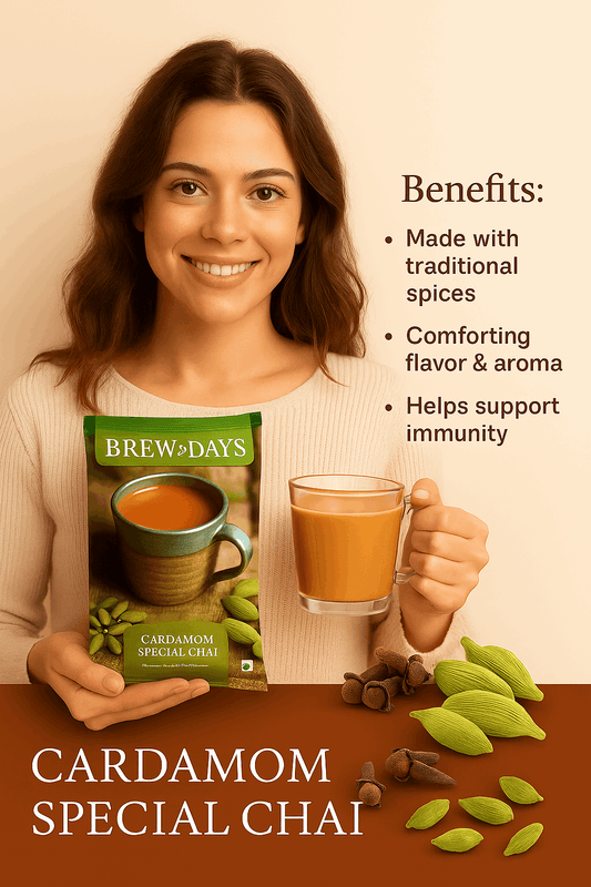 Brewdays Cardamom Chai Premix 20 kg Price - Traditional Flavor