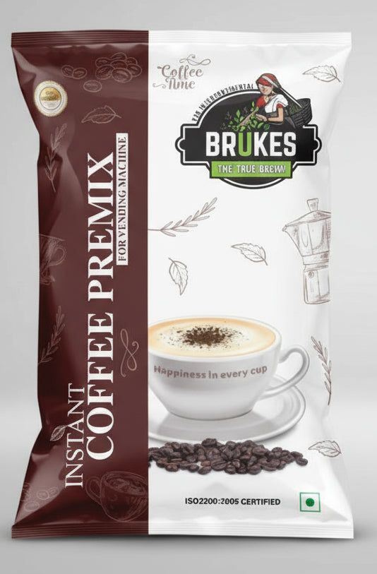 brukes Instant Cold Coffee Premix 1kg Rich & Smooth - COFFEE WALLA CALL ANY REQUIREMENT 99397588888 24*7