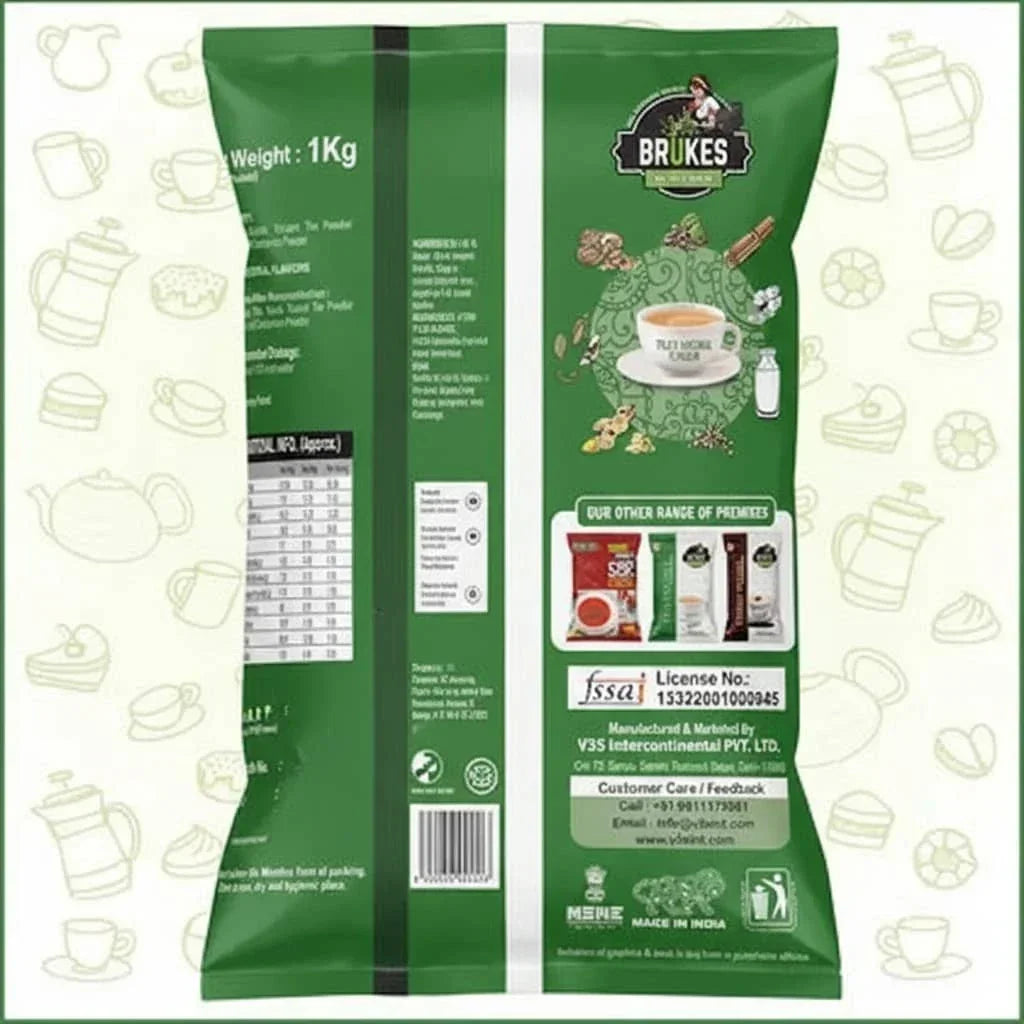 Coffee Walla REGULAR BRUKES TEA PREMIX Instant Tea - COFFEE WALLA CALL ANY REQUIREMENT 99397588888 24*7