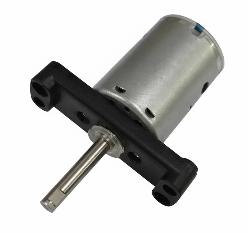 COFFEE WALLA coffee machine wipper moter with metal shaft and black plastic mounting bracket