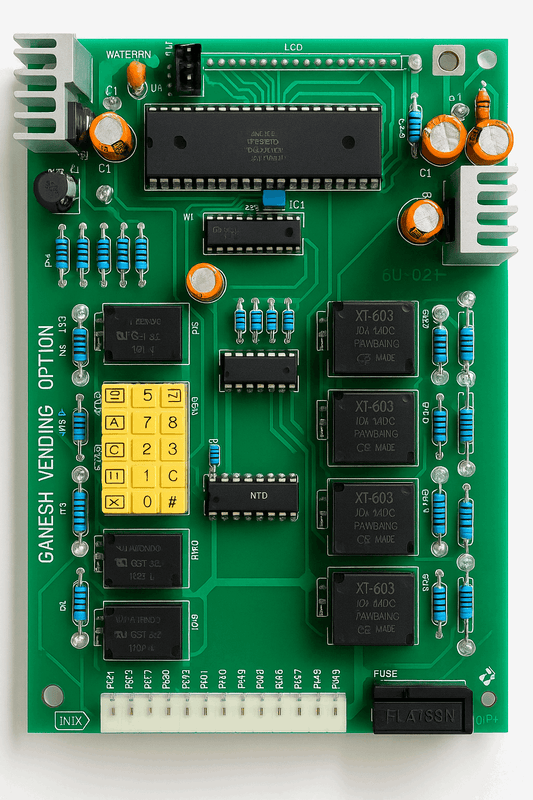 3 Lane 8 Option Nescafe Vending PCB for Coffee Machines