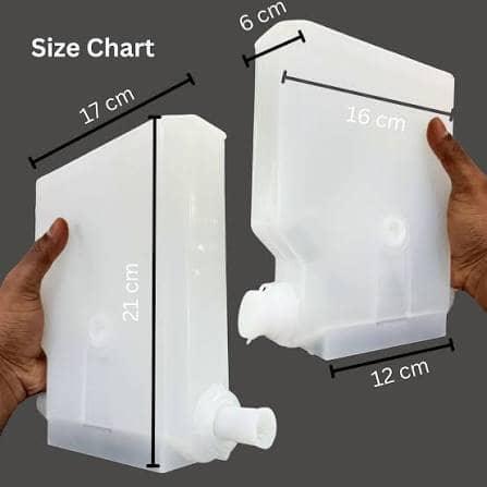 Godrej coffee machine replacement part white plastic water tank with size dimensions